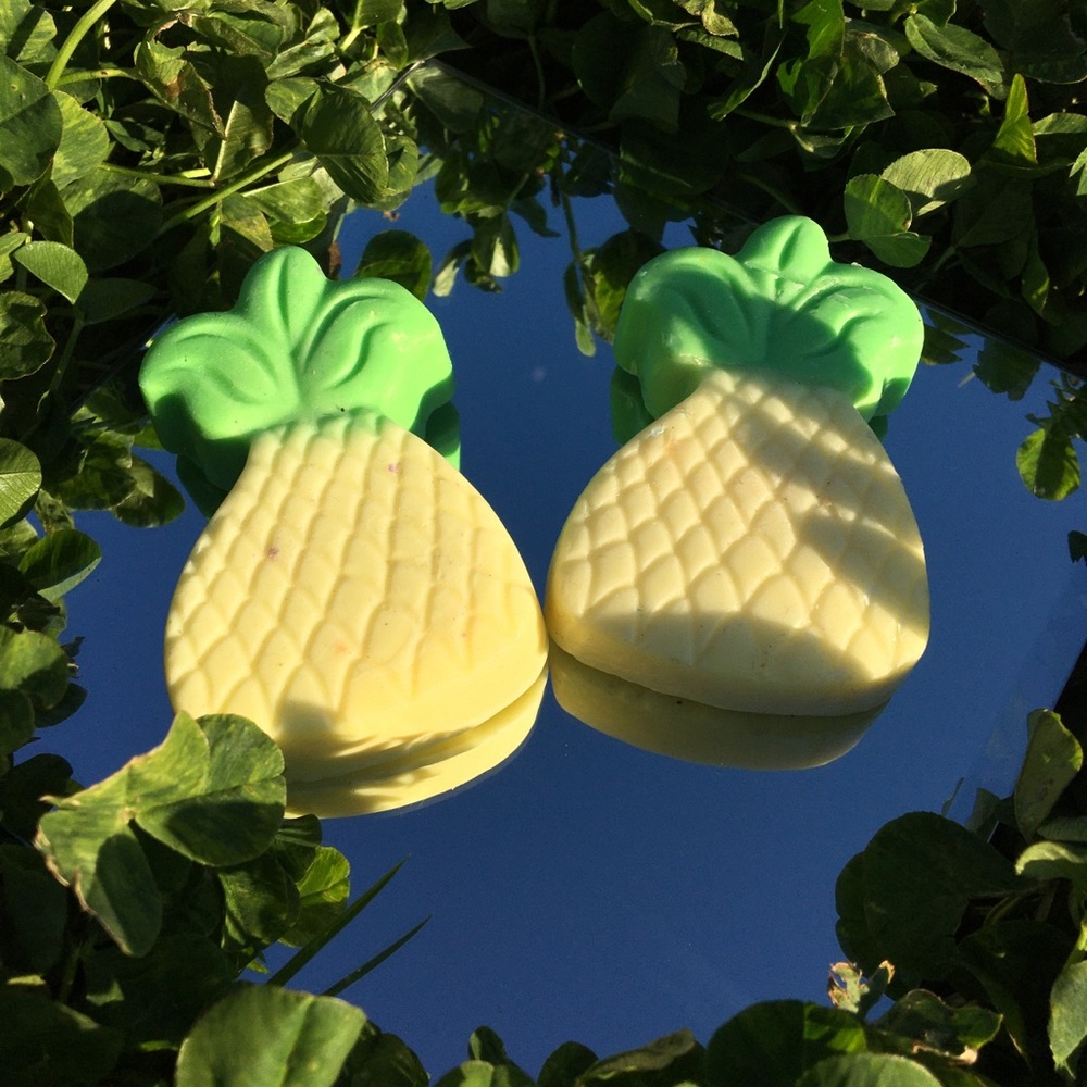 Pineapple soap duo set